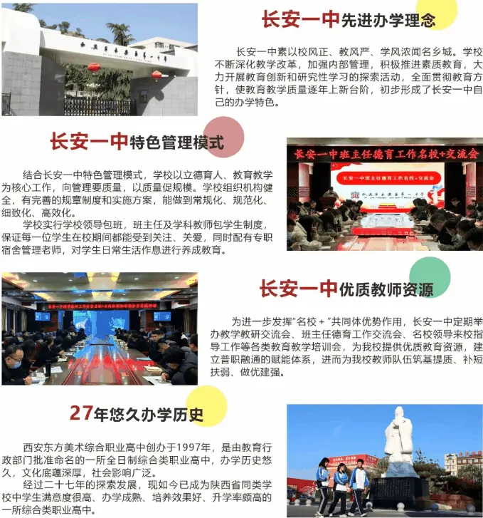 西安东方美术综合职业高中2024年招生简章相关图片