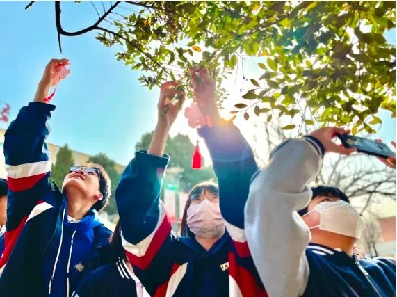 许美好心愿 献绿色爱心相关图片
